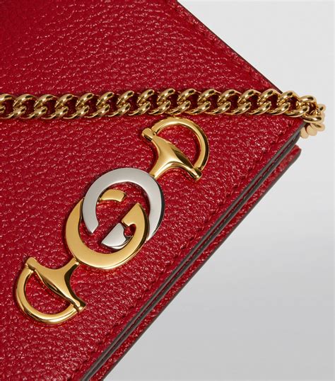 red gucci coin pouch|gucci zumi wallet.